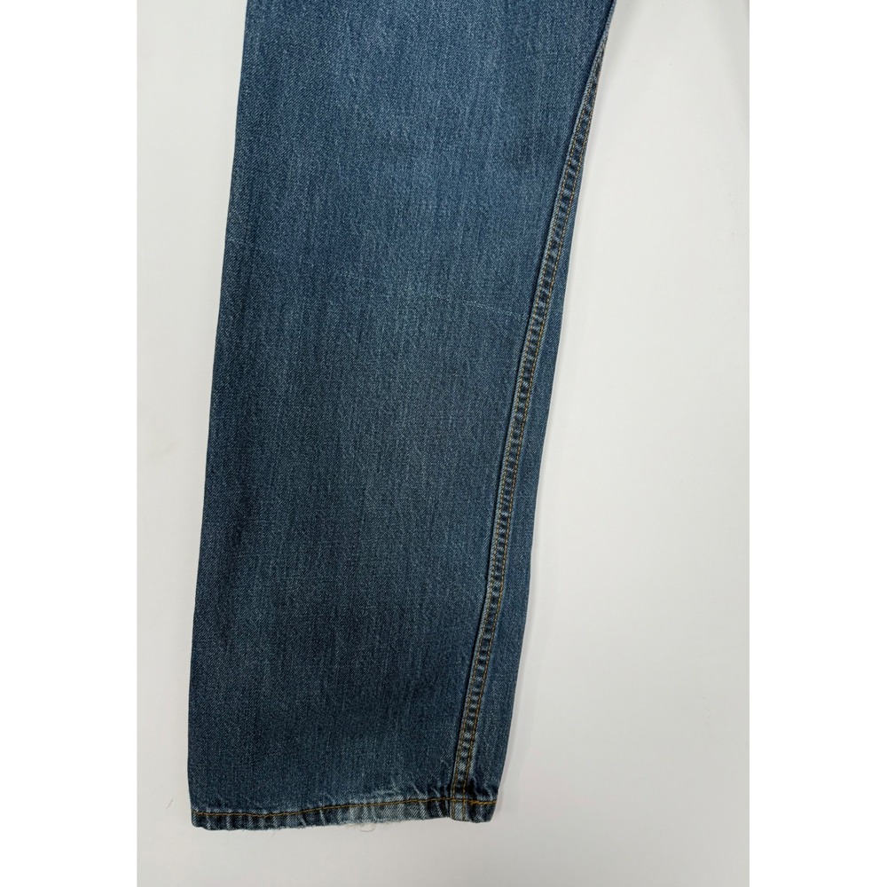 Levi's 514 Straight Fit Jeans Mens 32x32 Denim Country Grunge Distressed Rock - Picture 6 of 11